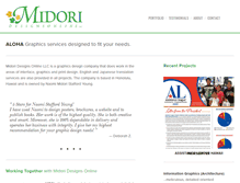 Tablet Screenshot of midori-designs.com